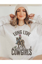 Load image into Gallery viewer, M- LONG LIVE COWGIRLS GRAPHIC SWEATSHIRT