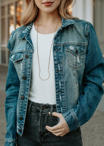 Panache Apparel Co. - Long U Shaped Gold Necklace
