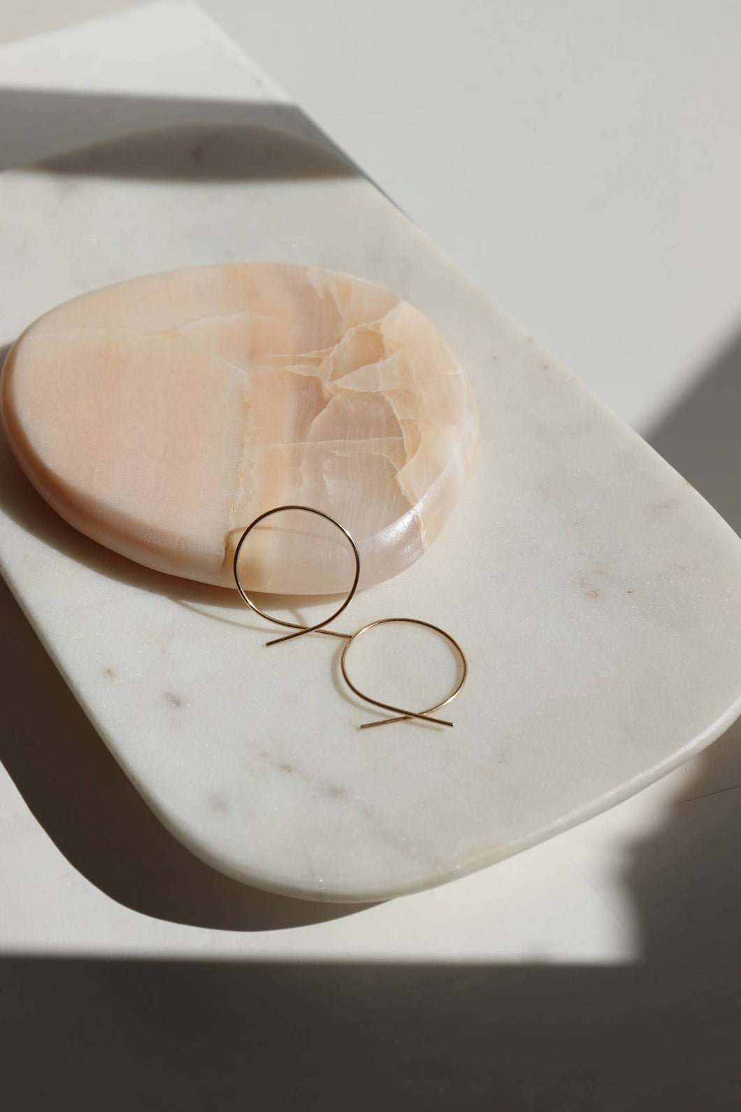 Token Jewelry - Mini Sunset Hoops