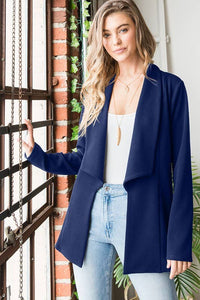 HEIMISH - EJ6703-10  WATERFALL SOLID OPEN BLAZERS