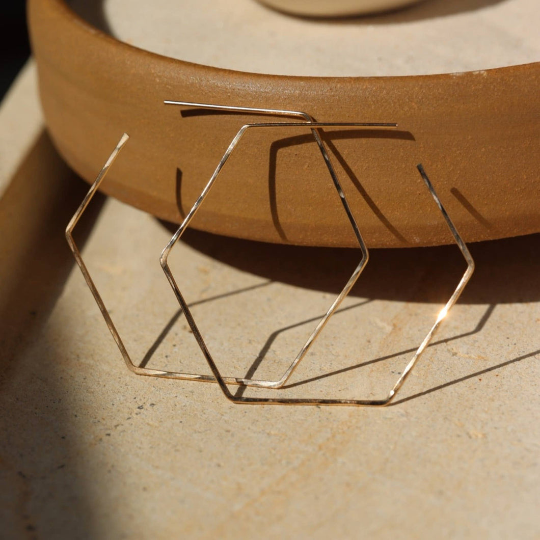 Token Jewelry - Honey Hoops