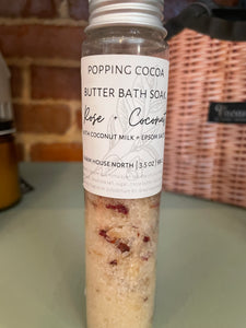 M- Farm House North Butter Bath Soak Rose + Coconut