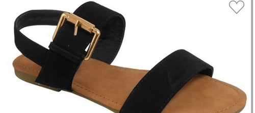 M- Adjustable sandal with ankle strap