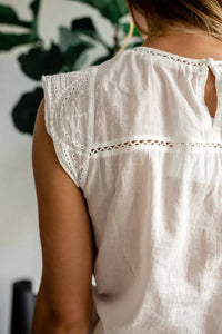 KTNN Studio Inc. - White Langley Casual Blouse