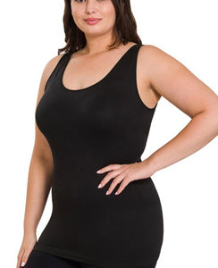 M- Seamless Tank Top Black