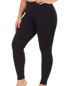 M-Cotton Full length legging (Black) small-3xl